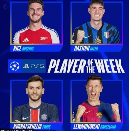 K77欧冠连续6+场淘汰赛参与进球，近22年第四位达此成就球员